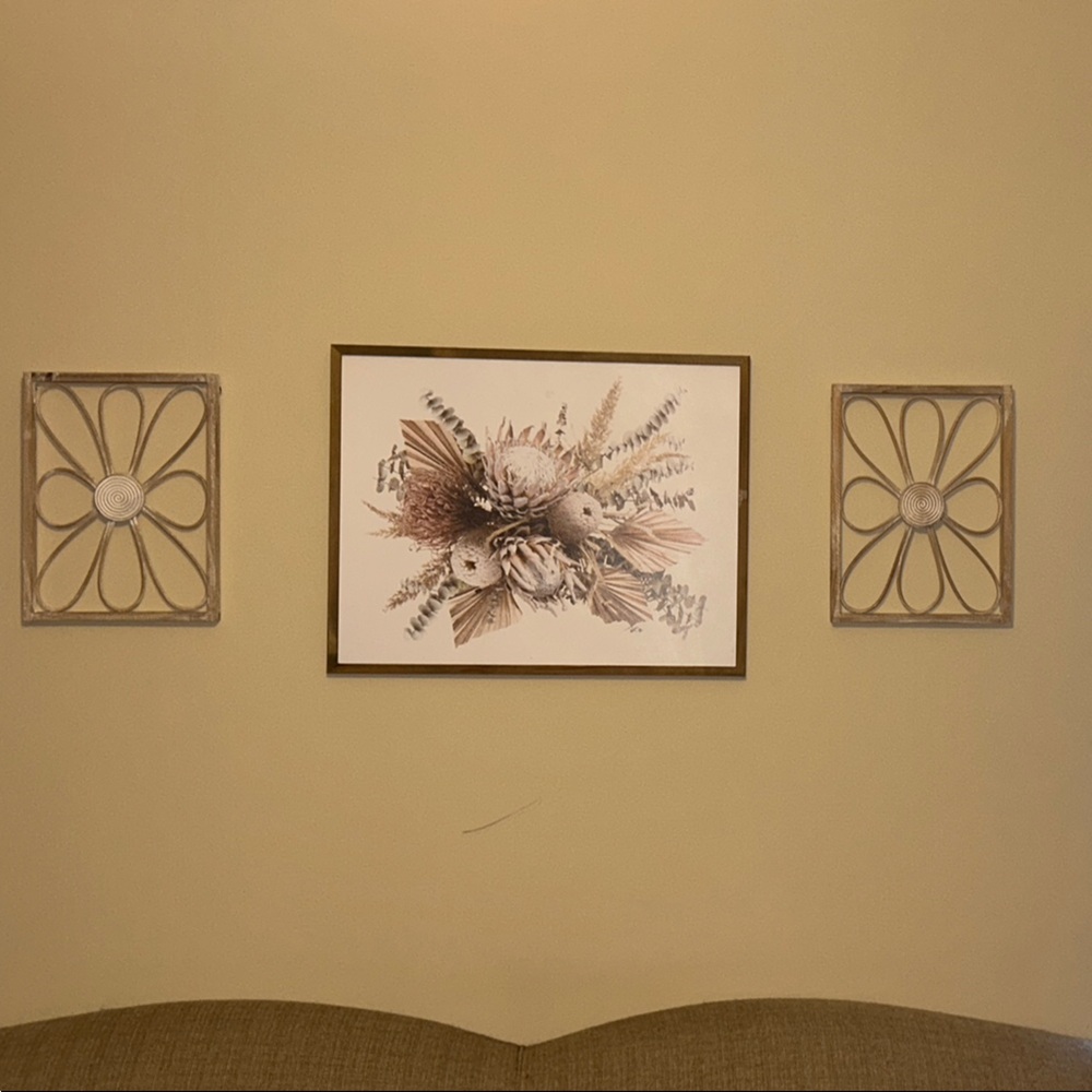 Hobby Lobby Brown and Cream Art & Decals Wall Decor